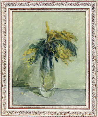 Парамонов Альберт Леонидович. Букет с мимозой 